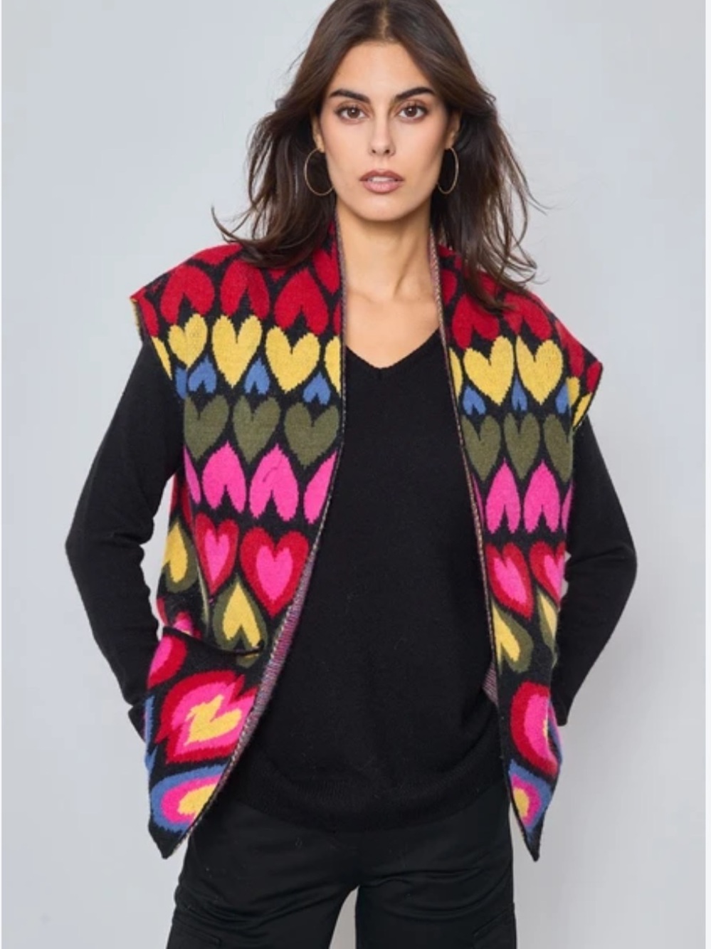 Orlinn Paris cashmere blend knit vest